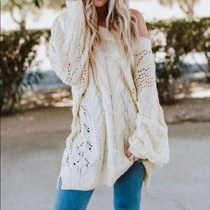 Three Birds Nest Bubble Sweater